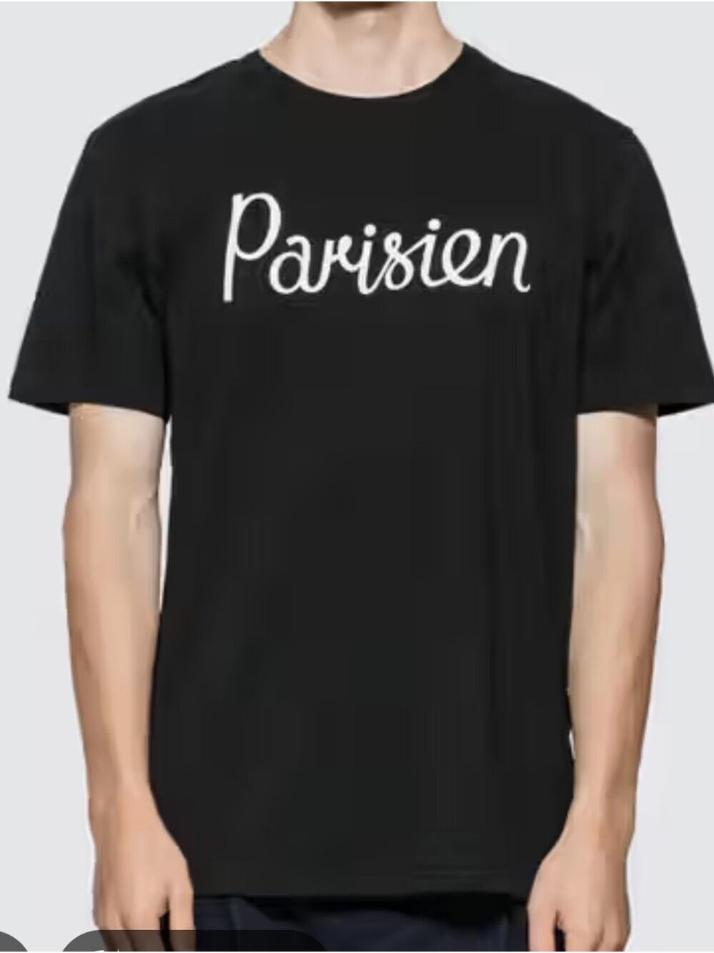 Maison Kitsune Navy Cotton T-Shirt Size Medium